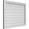Ekena Millwork Vertical Surface Mount PVC Gable Vent: Functional, w/ 2"W x 1-1/2"P Brickmould Frame, 34"W x 26"H GVPVE34X2602SF - alternate 2
